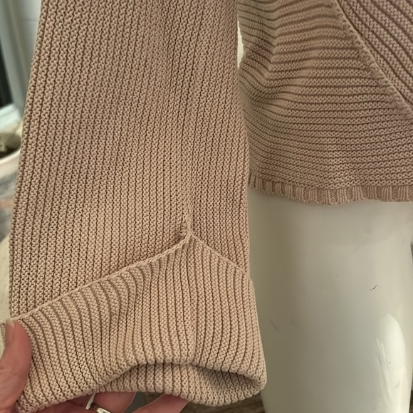 🎀 FREE PEOPLE La brea v neck ribbed slouchy sweater xs - Picture 6 of 10